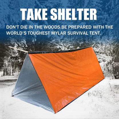2-Person Survival Camping Tent 