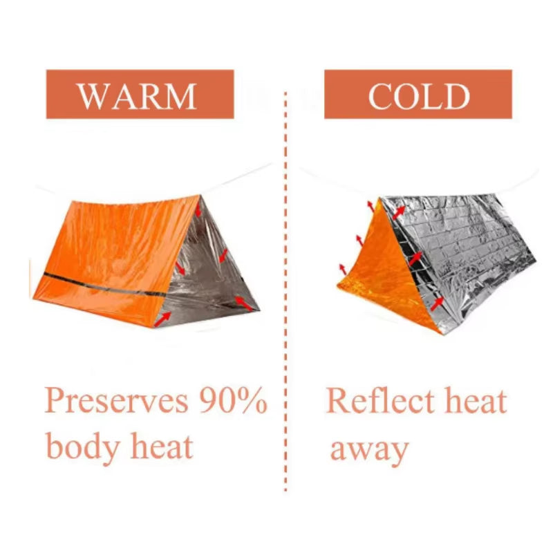 2-Person Survival Camping Tent 